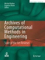 Journal cover: Archives of Computational Methods in Engineering