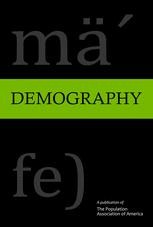 Journal cover: Demography