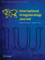 Journal cover: International Urogynecology Journal