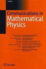 Journal cover: Communications in Mathematical Physics