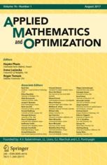 Journal cover: Applied Mathematics & Optimization