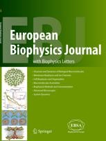 Journal cover: European Biophysics Journal
