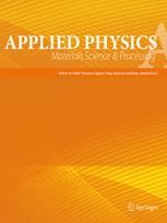 Journal cover: Applied Physics A