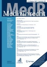 cover: Medizinrecht