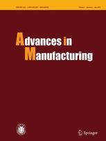 Journal cover: Advances in Manufacturing