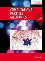 Journal cover: Computational Particle Mechanics