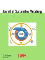 Journal cover: Journal of Sustainable Metallurgy
