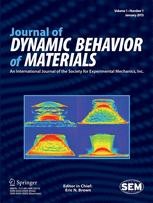 Journal cover: Journal of Dynamic Behavior of Materials