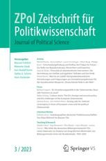 cover: Zeitschrift für Politikwissenschaft