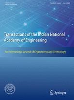 Journal cover: Transactions of the Indian National Academy of Engineering