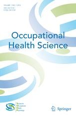 Journal cover: Occupational Health Science