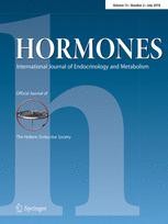 Journal cover: Hormones