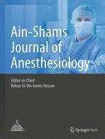 Journal cover: Ain-Shams Journal of Anesthesiology