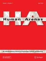 Journal cover: Human Arenas