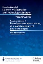 Journal cover: Canadian Journal of Science, Mathematics and Technology Education