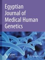 Journal cover: Egyptian Journal of Medical Human Genetics