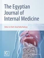 Journal cover: The Egyptian Journal of Internal Medicine