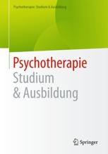 cover: Psychotherapie: Studium & Ausbildung